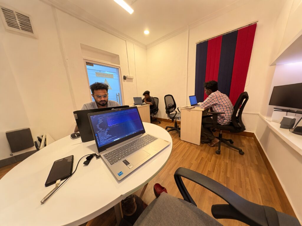 About 2 Creature Solution team working together to deliver innovative IT solutions.
