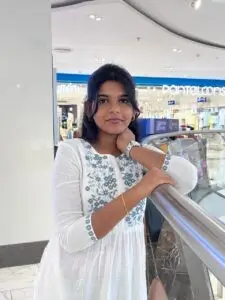 developer girl in mall outing with creature solution team