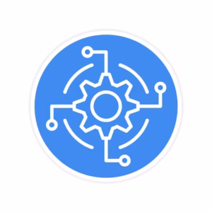 business-automation in creature solution with super logo